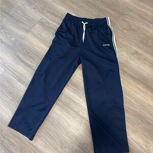 Celine men Dark Blue Joggers with White Stripe